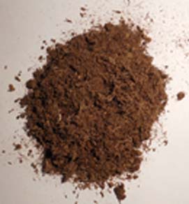 close up loose peat moss