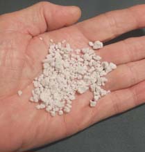 coarse perlite hand held